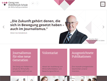 Tablet Screenshot of holtzbrinck-schule.de